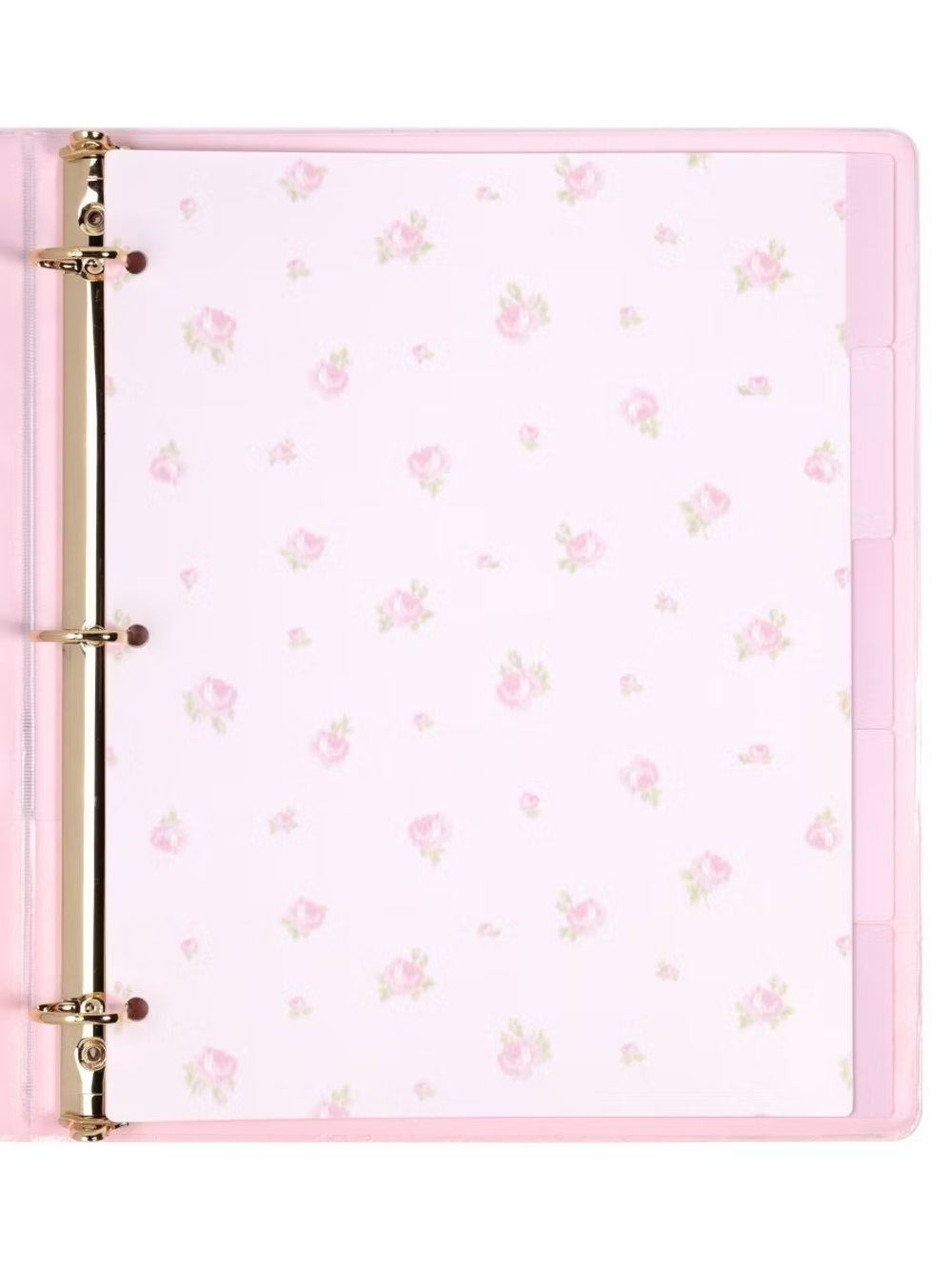 LoveShackFancy x Target Yoobi Blooming Heirloom 1” Binder and 5-Tab Dividers - Picture 2 of 5